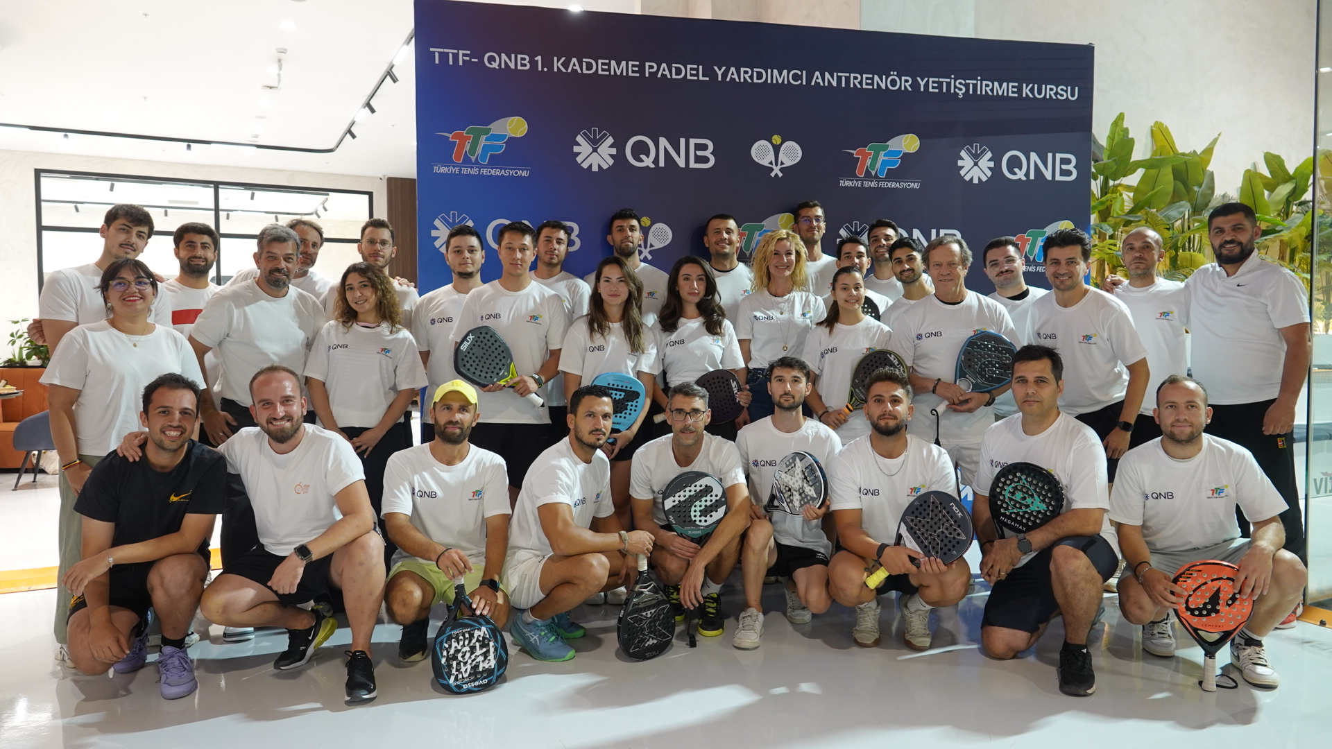 TÜRKİYE TENİS FEDERASYONU VE QNB TÜRKİYE, PADELİN GELECEĞİ İÇİN ANTRENÖR ALTYAPISINI GÜÇLENDİRİYOR