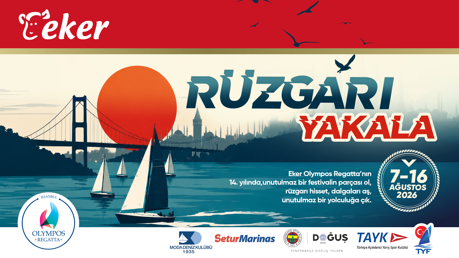 14. TAYK – Eker Olympos Regatta için geri sayım başladı 