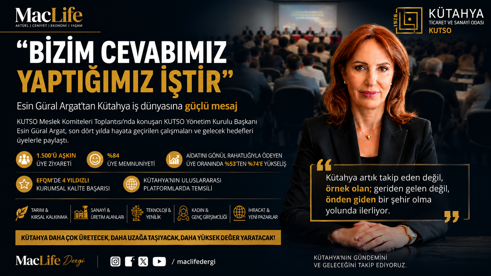 Kütahya’nın Köklü Birikimi Geleceğe Yön Veriyor